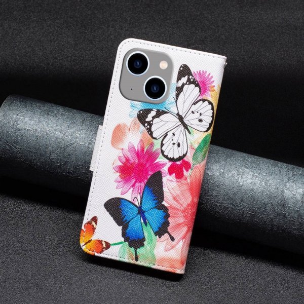 iPhone 14 Plus Etui Motiv To Sommerfugler