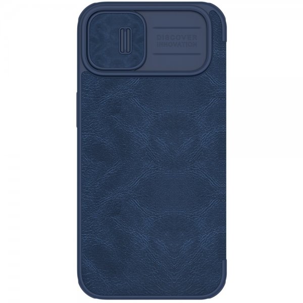 Nillkin iPhone 14 Plus Etui Qin Pro Series Blå