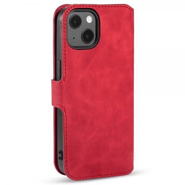 Dg.Ming iPhone 14 Plus Etui Retro Rød