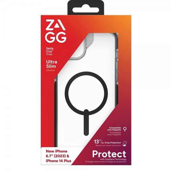 Zagg iPhone 14 Plus/iPhone 15 Plus Deksel Santa Cruz Snap Svart