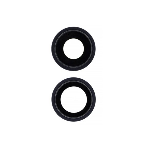 iPhone 14 Plus kameralinse med ramme - svart