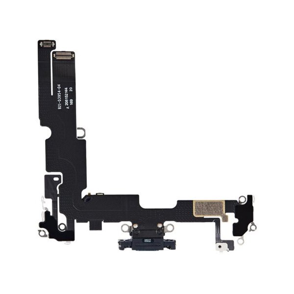 iPhone 14 Plus Ladekontakt med Flexkabel Original - Svart