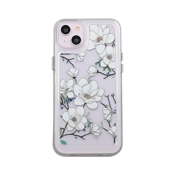 iPhone 14 Plus Deksel Motiv Kvistar och Blomster