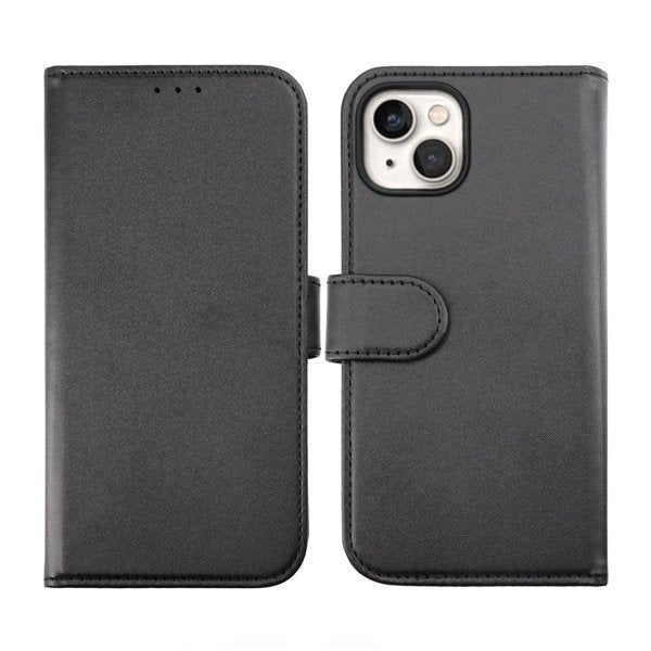 Rvelon iPhone 14 Plus Etui Detachable Wallet Case Svart