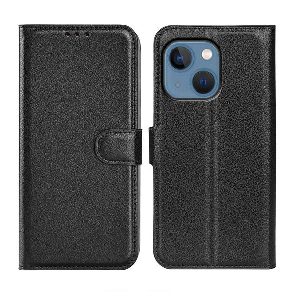 iPhone 14 Plus Etui med Stativ Svart