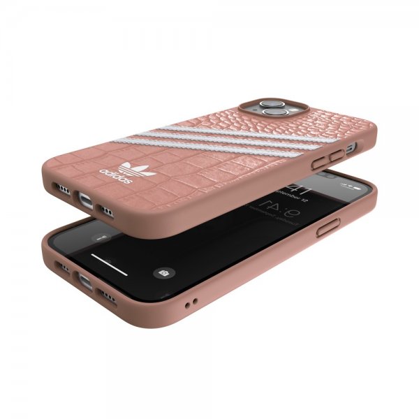 Adidas iPhone 14 Plus Deksel 3 Stripes Snap Case Alligator Pink