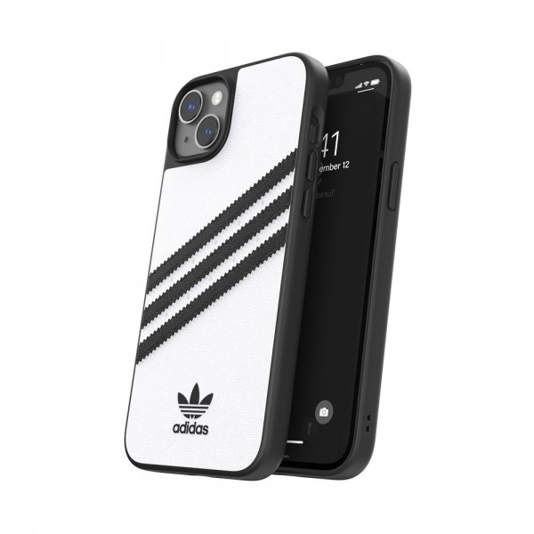 Adidas iPhone 14 Plus Deksel 3 Stripes Snap Case Hvit Svart