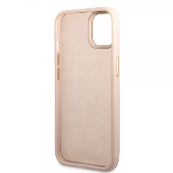 Guess iPhone 14 Plus Deksel 4G Logo Rosa