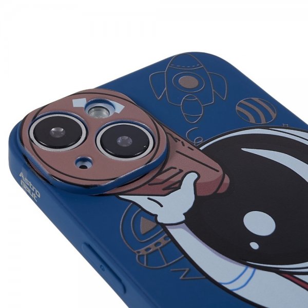 iPhone 14 Plus Deksel Astronaut Blå Brun