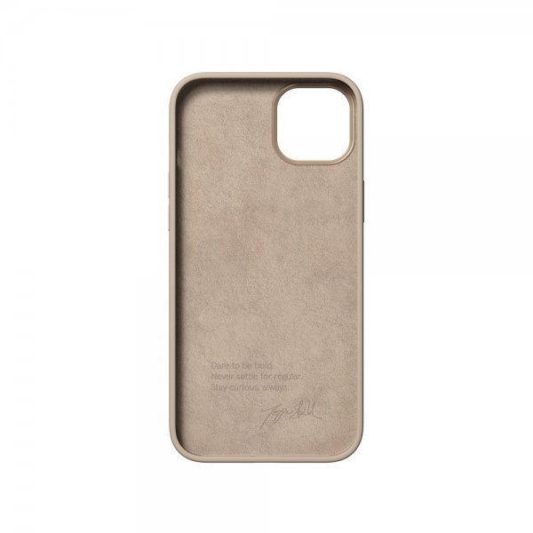 Nudient iPhone 14 Plus Deksel Bold Linen Beige