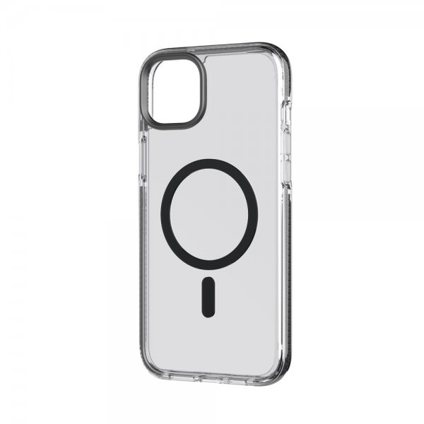Tech21 iPhone 14 Plus Deksel Evo Crystal MagSafe Graphite Black