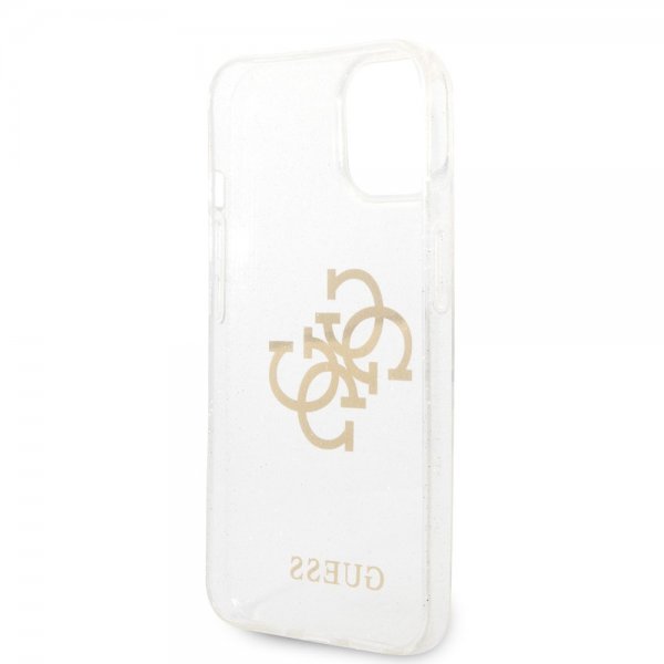 Guess iPhone 14 Plus Deksel Full Glitter Transparent
