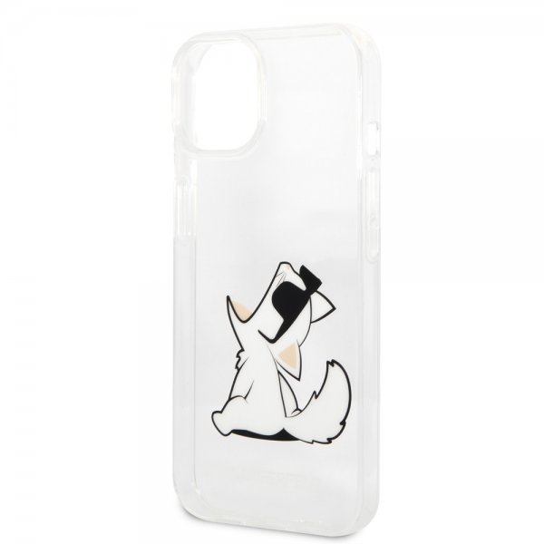 Karl Lagerfeld iPhone 14 Plus Deksel Fun Choupette Transparent