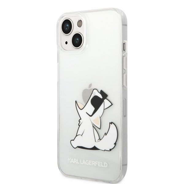 Karl Lagerfeld iPhone 14 Plus Deksel Fun Choupette Transparent