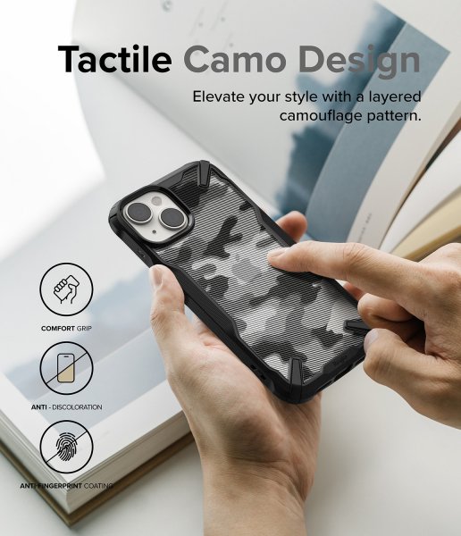 Ringke iPhone 14 Plus Deksel Fusion X Camo Black