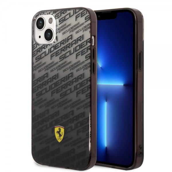 Ferrari iPhone 14 Plus Deksel Gradient Scuderia Svart