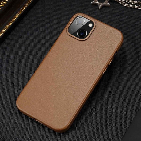 Dux Ducis iPhone 14 Plus Deksel Grit Series MagSafe Brun