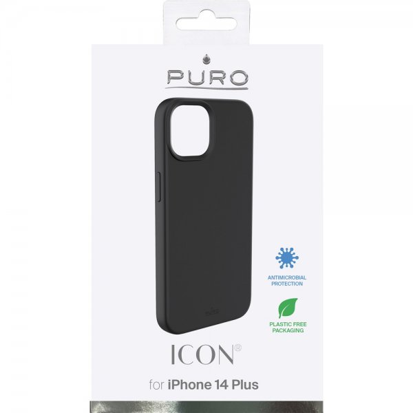 Puro iPhone 14 Plus Deksel Icon Svart