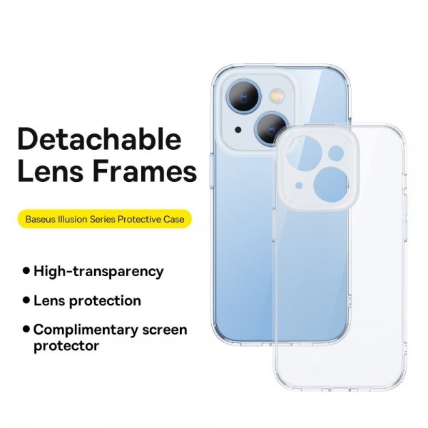 Baseus iPhone 14 Plus Deksel Illusion Series Transparent