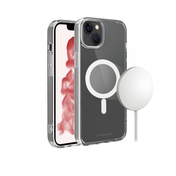 Vivanco iPhone 14 Plus Deksel Mag Steady Transparent