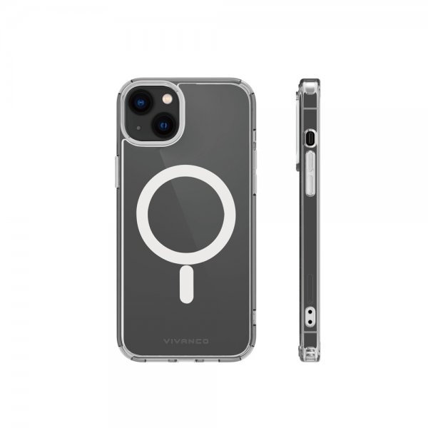 Vivanco iPhone 14 Plus Deksel Mag Steady Transparent
