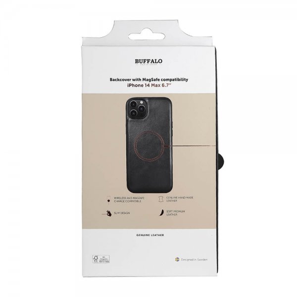 Buffalo iPhone 14 Plus Deksel MagSeries Svart