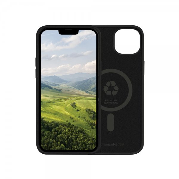 dbramante1928 iPhone 14 Plus Deksel Monaco MagSafe Night Black