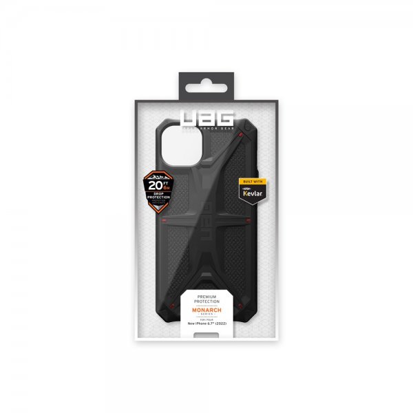 Urban Armor Gear (UAG) iPhone 14 Plus Deksel Monarch Kevlar Black