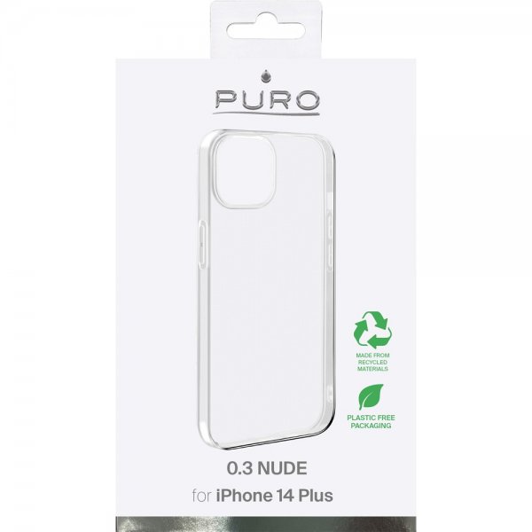 Puro iPhone 14 Plus Deksel Nude Transparent
