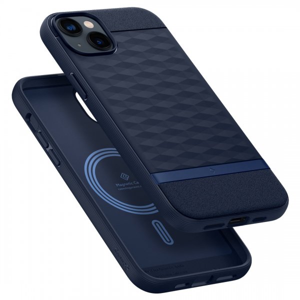 Caseology iPhone 14 Plus Deksel Parallax Mag Midnight Blue