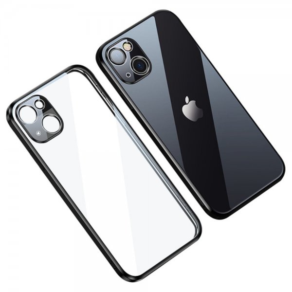 Sulada iPhone 14 Plus Deksel Belagt Kant Svart