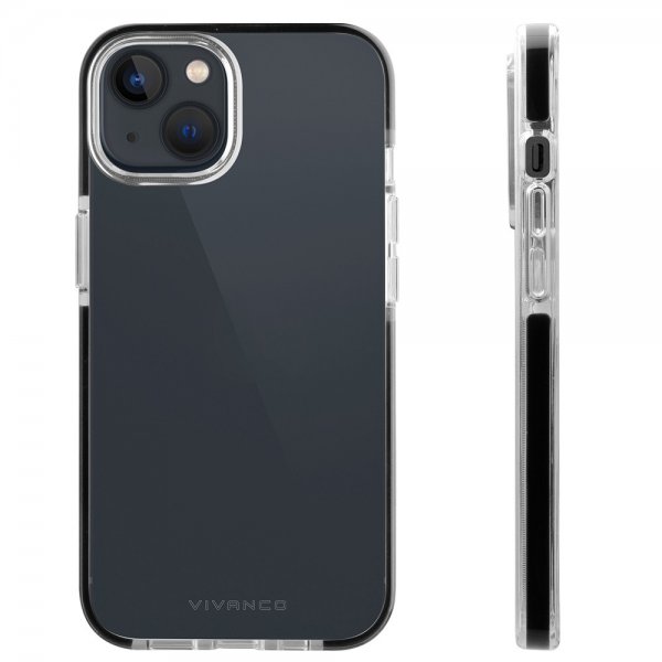 Vivanco iPhone 14 Plus Deksel Rock Solid Svart Klar