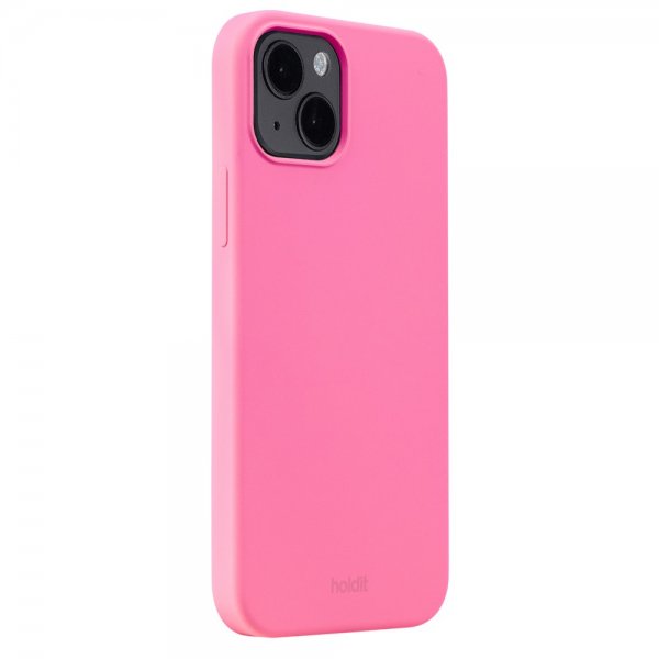 holdit iPhone 14 Plus Deksel Silikon Bright Pink