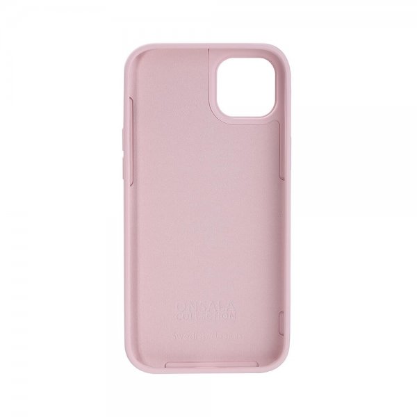 Onsala iPhone 14 Plus Deksel Silikon Chalk Pink