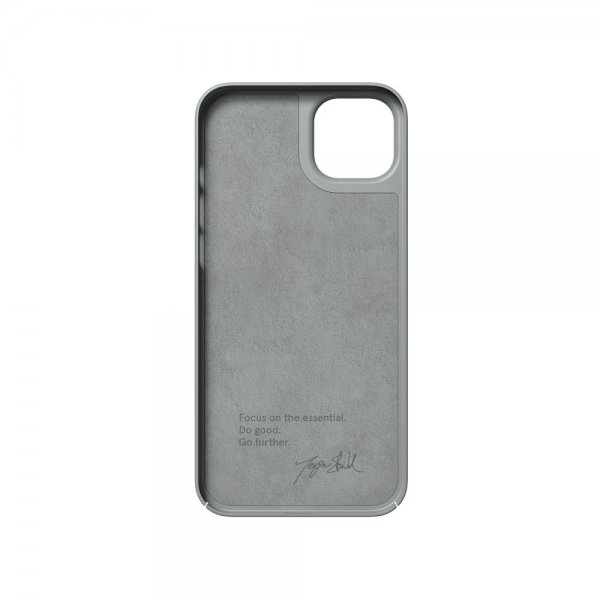 Nudient iPhone 14 Plus Deksel Thin Case MagSafe Concrete Grey