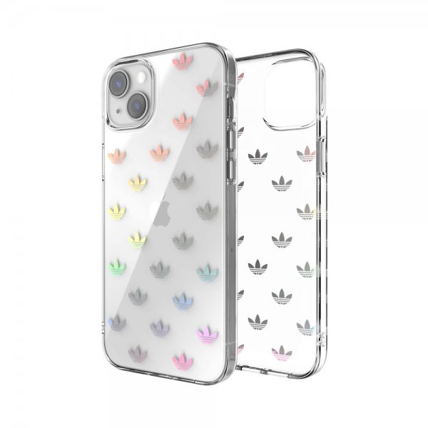 Adidas iPhone 14 Plus Deksel Trefoil Clear Case Transparent