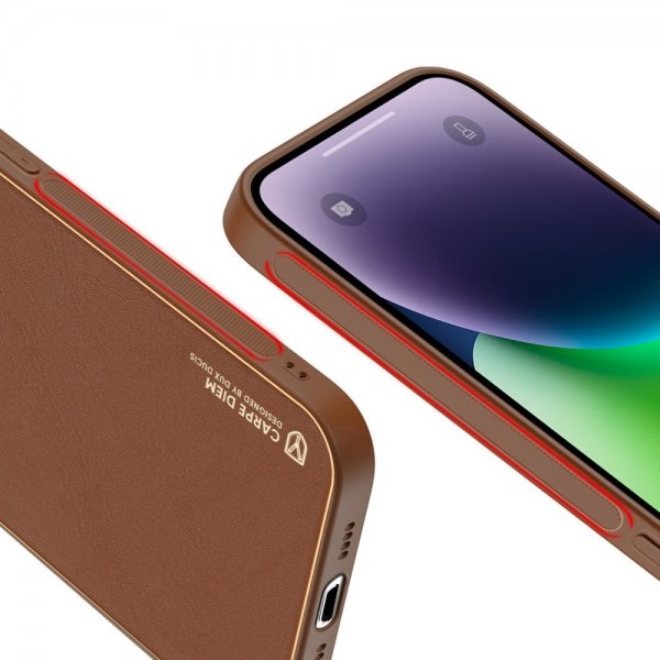 Dux Ducis iPhone 14 Plus Deksel Brun