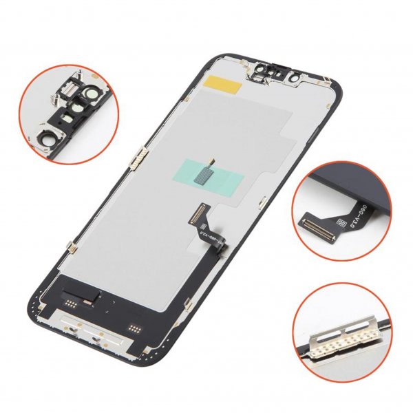 iPhone 14 Plus Soft OLED Display High Quality Black (DD brand)