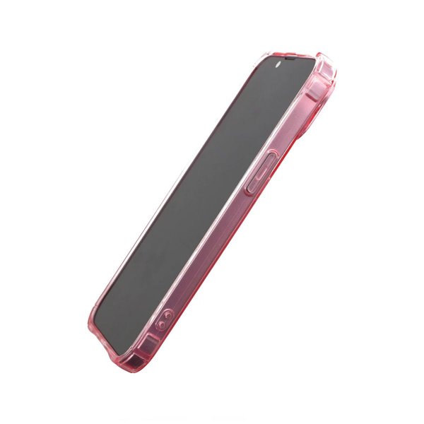iPhone 14 Plus Deksel Kortholder Støtsikker Rosa