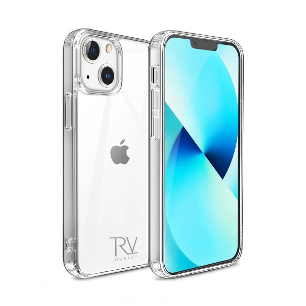 Rvelon iPhone 14 Plus Deksel Støtsikker Transparent