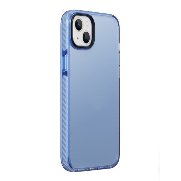 iPhone 14 Plus Deksel Støtsikker TPU Blå