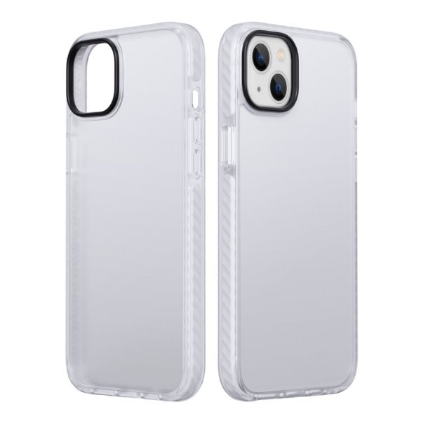 iPhone 14 Plus Deksel Støtsikker TPU Hvit