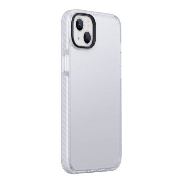 iPhone 14 Plus Deksel Støtsikker TPU Hvit