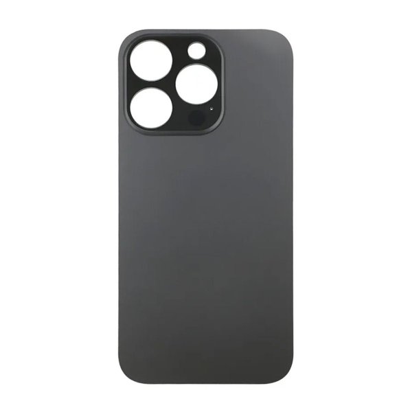 iPhone 14 Pro baksideglass med selvklebende teip - svart