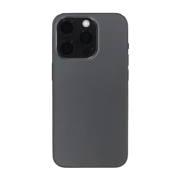 iPhone 14 Pro bakside med komplett ramme OEM - grafitt