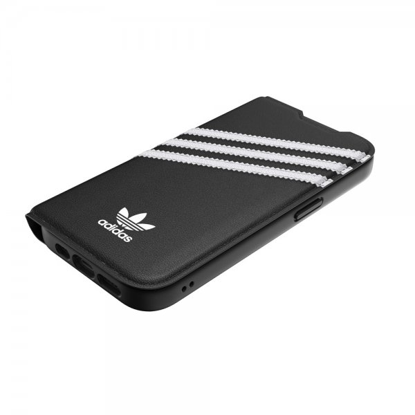 Adidas iPhone 14 Pro Etui 3 Stripes Booklet Case Svart Hvit