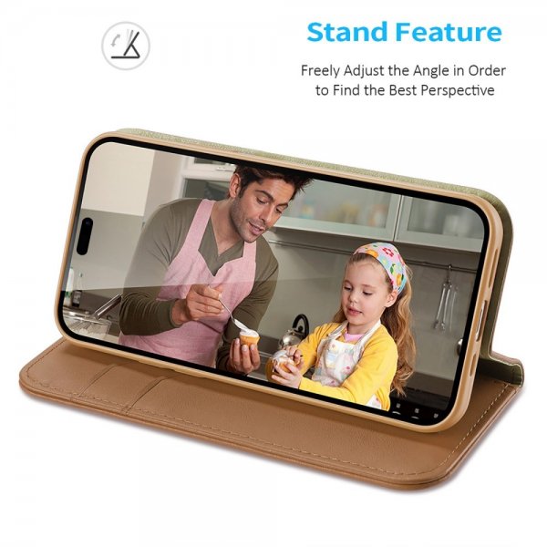 Dux Ducis iPhone 14 Pro Etui Hivo Series Brun