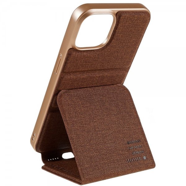 X-Level iPhone 14 Pro Etui Journey Series Brun