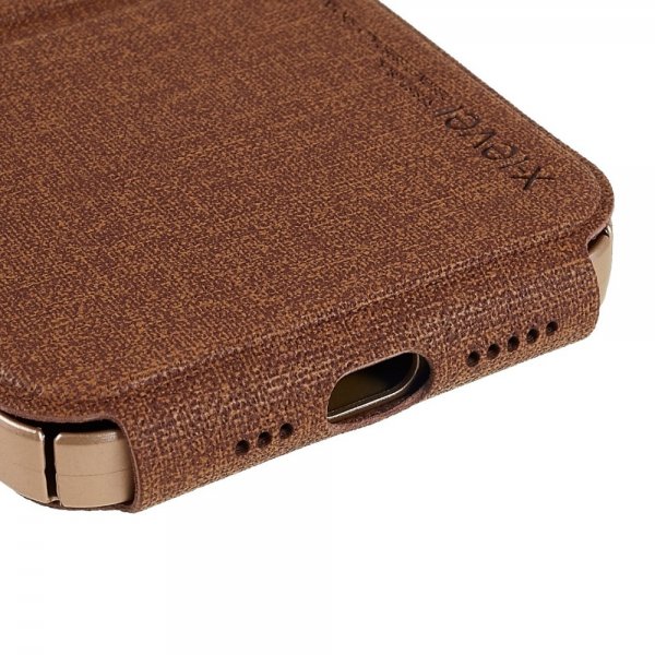 X-Level iPhone 14 Pro Etui Journey Series Brun