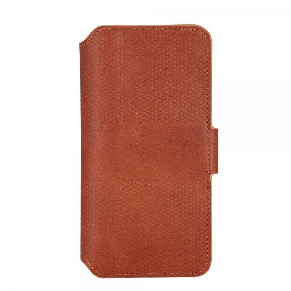 Krusell iPhone 14 Pro Etui Leather PhoneWallet Cognac